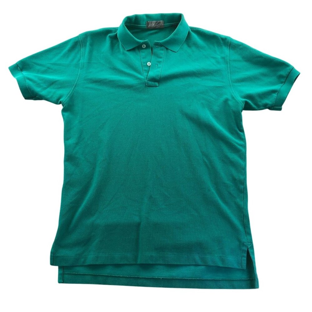 The Kensington Collection Mens Polo Shirt Medium Green Short Sleeve Casual Top